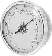 Totority Wall Mount Thermometer Hygrometer Compact Indoor Temperature Humidity Gauge Easy to Read Display for Office