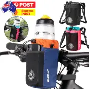 Bike Bicycle Water Bottle Holder Bag Handlebar Cup Holder-Bag Insulated Stem Bag