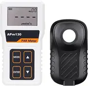 High Performance LCD Digital PAR Meter Handheld Light Intensity Energy Meter PPFD Detector Light Tester for Plants Greenhouse Hydroponic for Homes, Agriculture, Warehouse