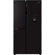 Haier HRF575XHC 575L S+ Three-Door Side-By-Side Fridge (Black)
