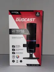 HyperX DuoCast ® RGB USB Condenser Microphone for PC, PS5, PS4, Mac, Low-profile