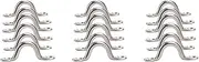 Mellisso Pack of 18 Stainless Steel Bimini Boat Top PAD Eye, Eye Straps, Tie Down, Kayak Deck Loops, Tie Down Anchor Point