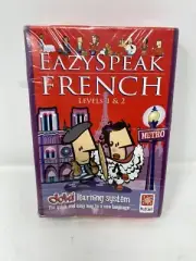 EAZYSPEAK - FRENCH LEVELS 1 & 2 CD - WINDOWS + MAC OS X Damage Box
