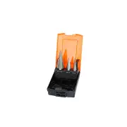 SP Tools 3Pcs Step Drill Bit Set - High Speed Steel SAE Two Flute Design
