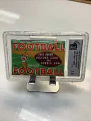 1954 Bowman Football SEALED PACK GAI Graded 7.5