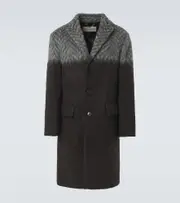 [Dries Van Noten] Dries Van Noten Wool and cotton-blend coat AU 90 brown