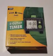 New Pine Tree Tools Hose Timer - Programmable Water Timer for Garden Hose