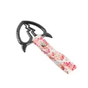 Car JDM Devil Broken Heart TSURIKAWA Carbon Ring Pink Flowers Nylon Handle Strap