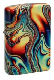 Zippo 48612, Swirl 2-Sided Design 540 Lighter, Glow in Dark, (PL) Pipe Insert