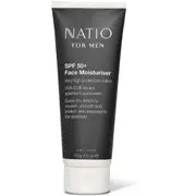 Natio Australia for Men SPF 50+ Face Moisturiser 100g - 2-in-1 Face Moisturiser & Sunscreen for Men - Broad Spectrum UVA/UVB Protection, Non-Greasy, Quick-Drying - Made in Australia