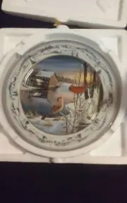 Bradford Exchange collector plate "DAYBREAK IN PINEGROVE"