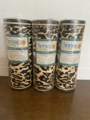 lot of 3 rolls Spring Maid Wall Border LEOPARD pre-pasted washable strippable