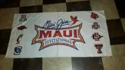 RETRO MAUI JIM INVITATIONAL FLAG BANNER CLOTH NCAA