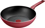 Tefal Daily Expert Red Non-Stick Wok, 28Cm, C2891902, Fixed Handle Aluminium,...