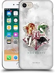 Head Case Designs Officially Licensed Harry Potter Hogwarts Deathly Hallows XVI Gel Case [Military Grade Protection] Compatible with Apple iPhone 7/8 / SE 2020 & 2022