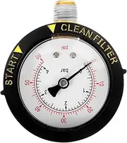 SUPVOX Pool Filter Pressure Gauge,Pool Pressure Gauge Swimming Pool Filter Pressure Gauge, Spa, Aquarium, Water Pressure Gauge