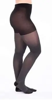 Rejuva Heather Tight Pantyhose 15-20mmHg (Charcoal) Medium