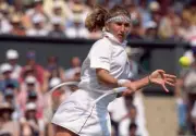 Steffi Graf of Germany at the Wimbledon Lawn Tennis Championships - Old Photo 11