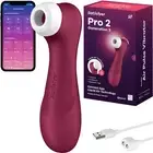 Satisfyer Pro 2 Gen 3 App Red Liquid Air Pulse Clitoral Stimulator Vibrator