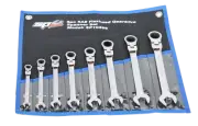 Set Spanner Roe Geardrive Flex Head 8Pc Sae Sp Tools