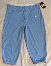 NEW Nike Team Vapor Baseball Pants Men Large Light Blue Style BQ5400-448