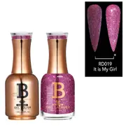 Billionaire Diamond Gel Polish UV LED & Nail Lacquer Duo 019 It Is My Girl 15ml