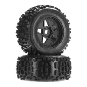 ARRMA 510092 1/8 dBoots Backflip Monster Truck 6S F/R 3.8'' Pre-Mounted Tires, 1