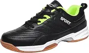 [SDEQA] Mens Badminton Shoes Professional Tennis Table Tennis Shoes Breathable Antiskid Rubber Sole Volleyball Shoes