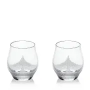Lalique 100 Points Double Old-Fashioned Glass, Set of 2