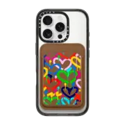 Snappy MagSafe Wallet Snappy™ BioVeg Wallet MagSafe Compatible Rainbow Electric Love by Corey Paige Designs