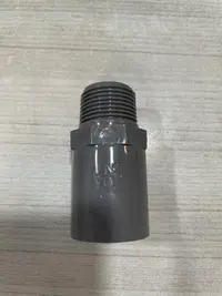 在飛比找Yahoo!奇摩拍賣優惠-DIY水電材料 PVC1/2止閥接頭/4分塑膠止閥接/4分塑