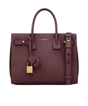 Saint Laurent Sac De Jour Baby Tote Bag One size Red Cabernet Sauvignon