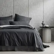 Sheridan Reilly Quilt Cover Set in Carbon/Grey Size: Super King @Sheridan Rewards