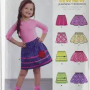Autumn Delights: Playful Pull-On Skirts for Kids (3-8) with