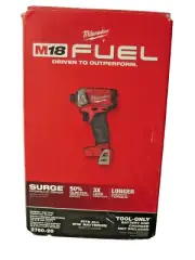 New M18 Milwaukee FUEL 2760-20 1/4" Brushless 4 Speed Battery Impact 18 Volt Box