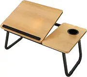 Bed Tray Table - Adjustable Bed Tray Portable Lap Desk | Portable Study Table, Small Breakfast Tray for Working, Writing, Drawing