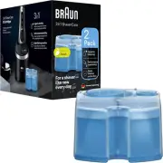 Braun 3In1 Shavercare Smartcare Center Refill Cartridges, Hygienic Cleaning, ...