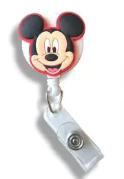 Cute Cartoon Retractable Badge Reel for ID and Name Tag Holder with Belt 01