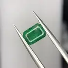 1.15 ct Rich Green Natural Emerald loose Gemstone Swat Emerald cut gemstone