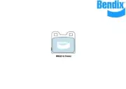 Bendix Brake Pad General CT For Saab 900 79-80 2.0 EMS DB3 GCT