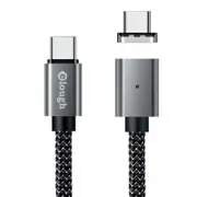 Magnetic 100W LED Indicator 5A 20V PD Nylon Durable Fast Charging 1.5M Data Cable for Macbook Pro Samsung S10+ Laptop Huawei P30 Pro Mate 30 Xiaomi Mi9 9Pro