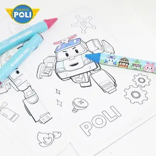 【nunuKIDS】Robocar Poli 波力 救援小英雄 8色(大豆蠟筆)