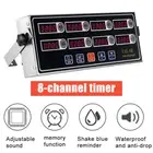 8 Channels Restaurant Cooking Timer Commercial Digital Alarm Reminder Clock