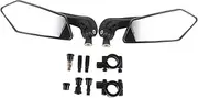 FELTECHELECTR 1 Pair Bicycle Mirror Bicycle Mirror Abs Black