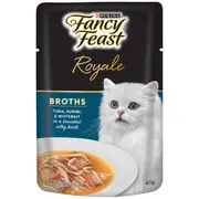 Fancy Feast Royale Broths Tuna, Surimi & Whitebait 40g 40g