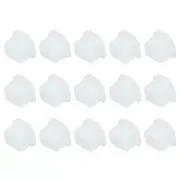 15pcs USB Type B Port Plugs Covers Anti Dust Protector for USB Female End, Clear