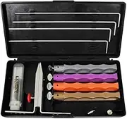 Lansky LKDMD 4-Stone Deluxe Diamond System Precision Knife Sharpening Kit, Multicolour