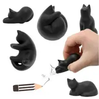 在飛比找樂天市場購物網優惠-日本文創 可愛黑貓造型橡皮擦 辦公室小物 貓咪公仔 創意 擦