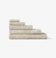 Linen House Velour 5 Piece Towel Set - Moonbeam