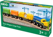 BRIO - Three-Wagon Cargo Train